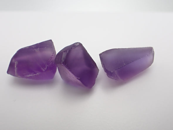 65.7 cts 3 Stone Amethyst Ultra Deep AA Parcel