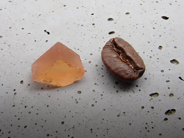 Rare Beauty: 4ct Brazilian Imperial Topaz Rough