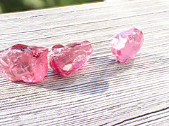 ✨ 3-piece Kenyan Rhodolite Rough Parcel ✨   PW4